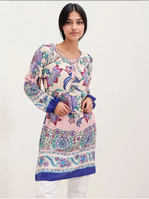 Vestido estampado con cinturón bdart - Kiabi
