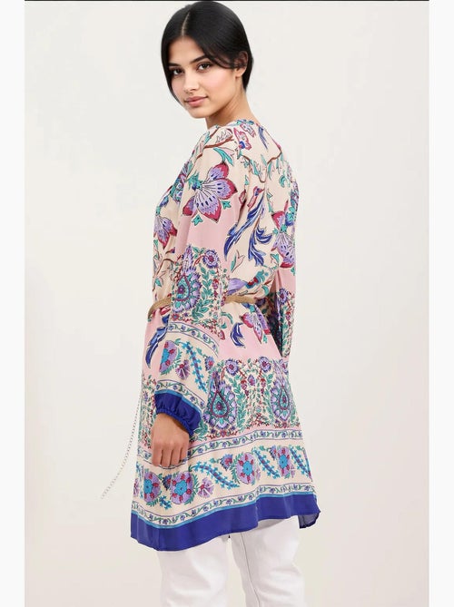 Vestido estampado con cinturón bdart - Kiabi