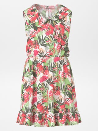Vestido estampado con volantes 'NAME IT'