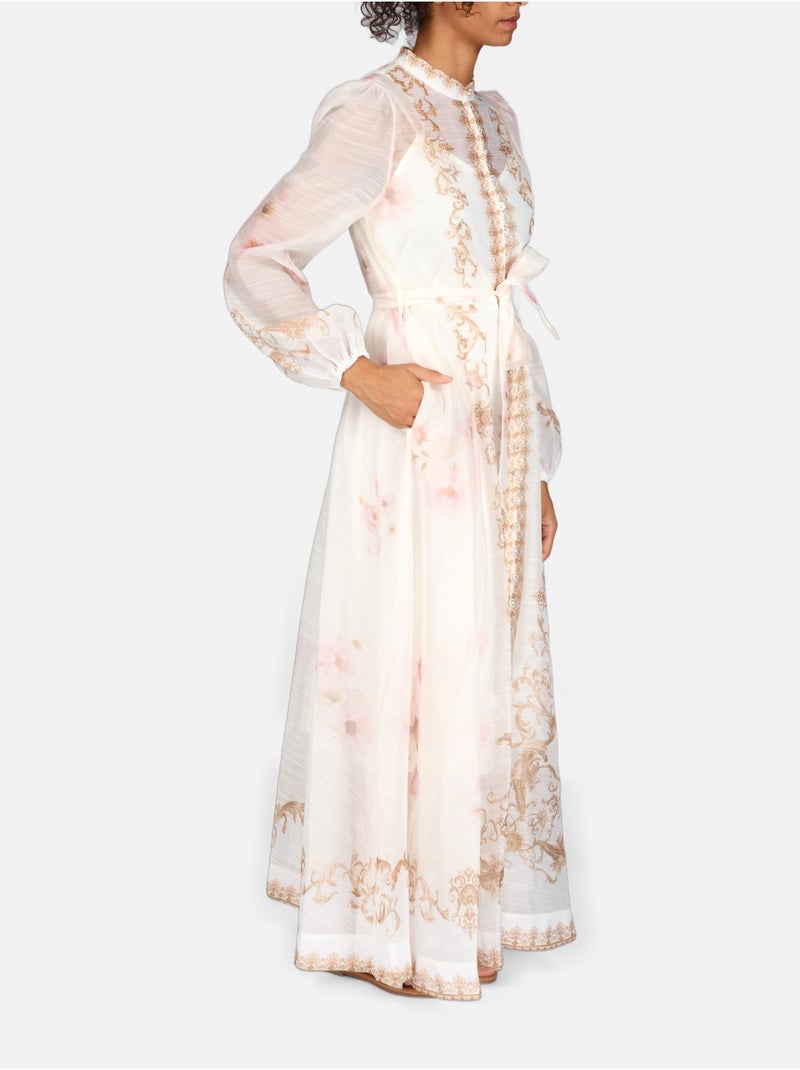 Vestido estampado Rosa - Kiabi