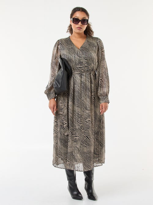 Vestido estampado 'Vero Moda' en gasa - Kiabi