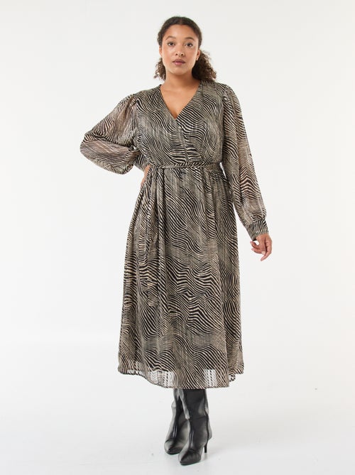 Vestido estampado 'Vero Moda' en gasa - Kiabi