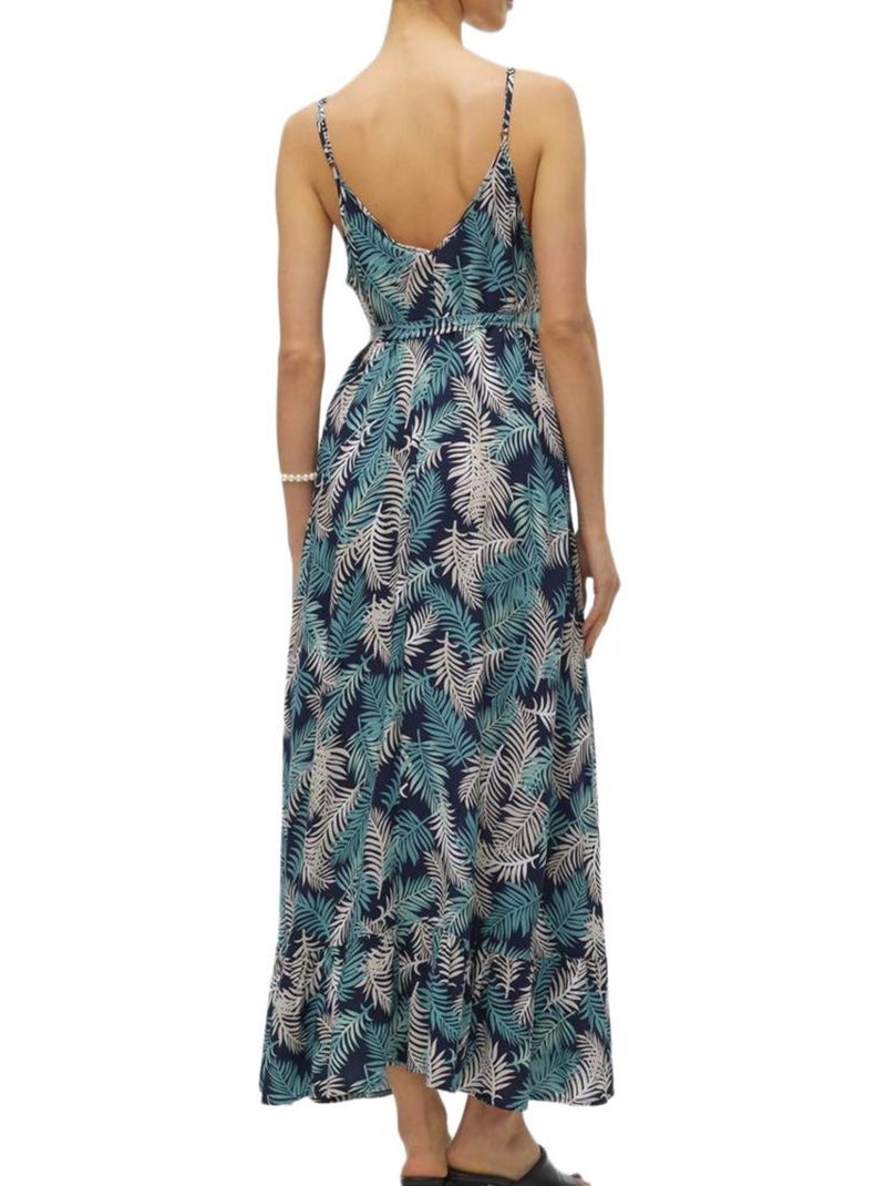 Vestido Estampado Vero Moda para Mujer Azul Verde - Kiabi