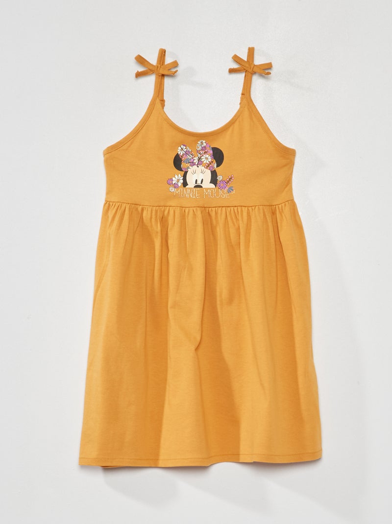 Vestido evasé con tirantes 'Minnie' AMARILLO - Kiabi