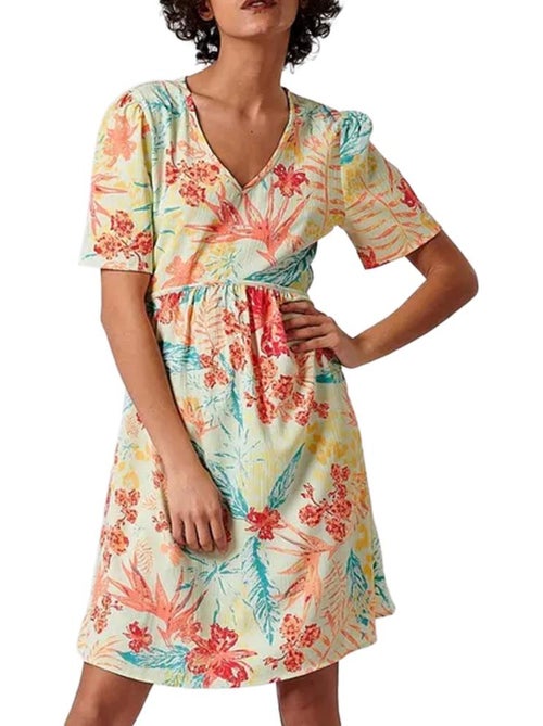 Vestido Floral Kaporal para Mujer - Kiabi Vestido Floral Kaporal para Mujer - Kiabi