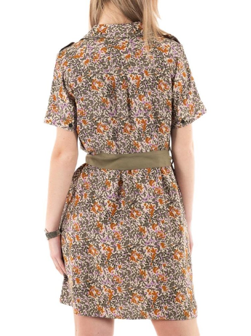 Vestido floral para mujer Kaporal Verde caqui claro - Kiabi