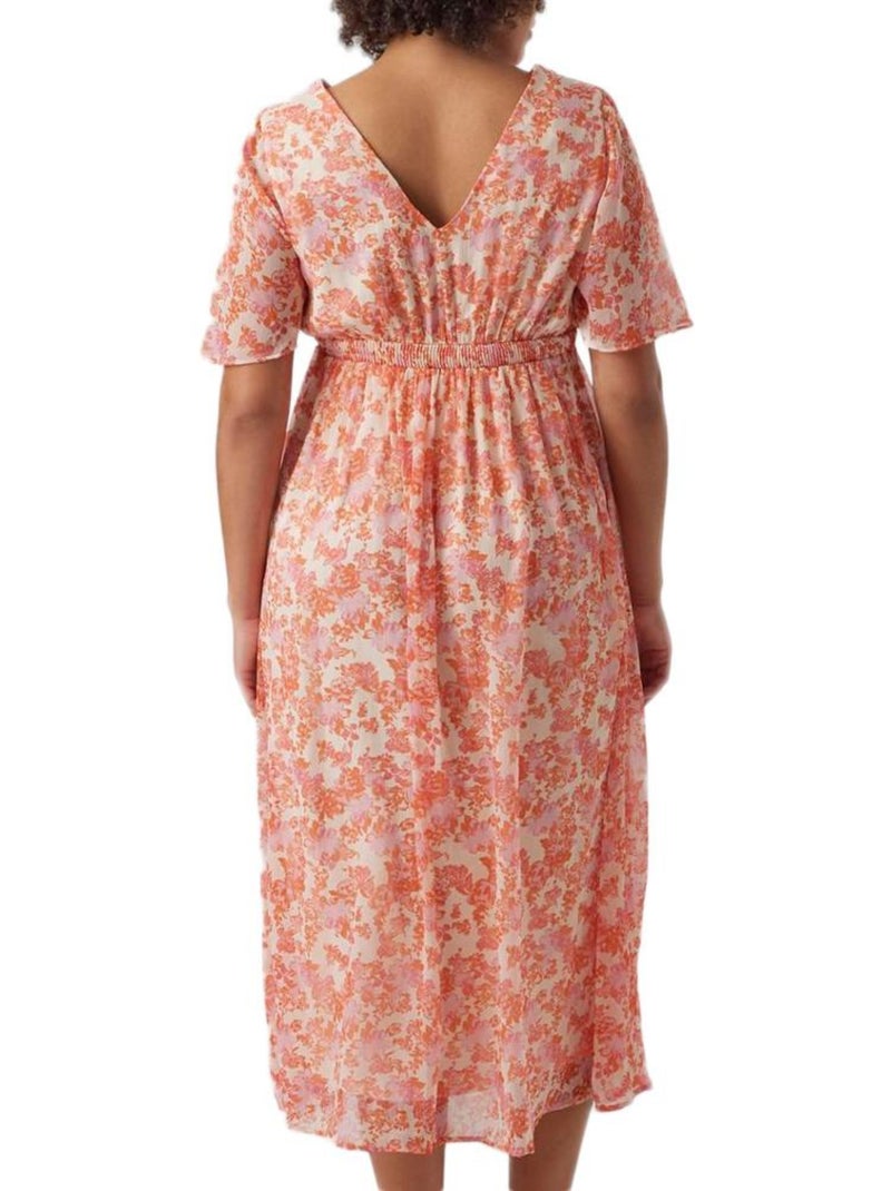 Vestido Floral Premamá Vero Moda Rosa - Kiabi