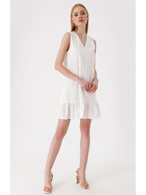 Vestido fluido sin mangas - Kiabi