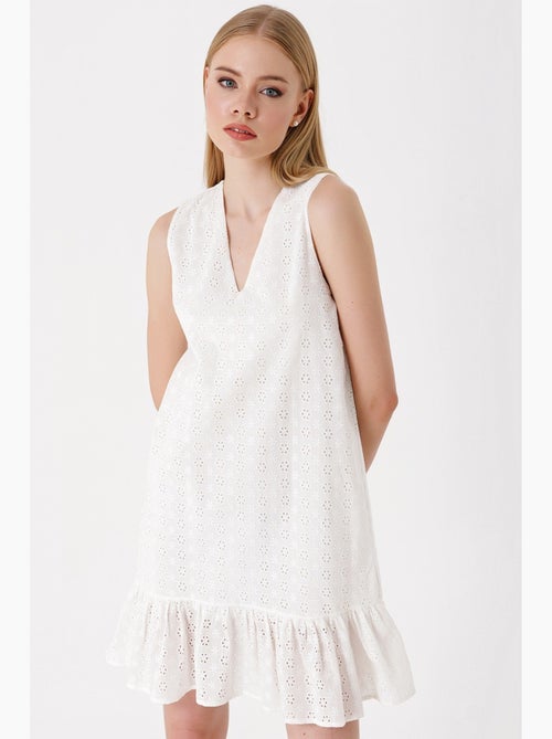 Vestido fluido sin mangas - Kiabi