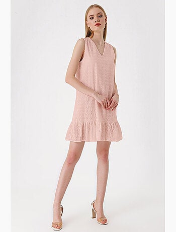 Vestido fluido sin mangas