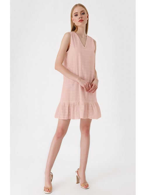 Vestido fluido sin mangas - Kiabi