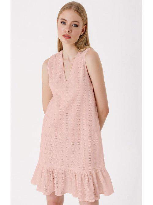 Vestido fluido sin mangas - Kiabi