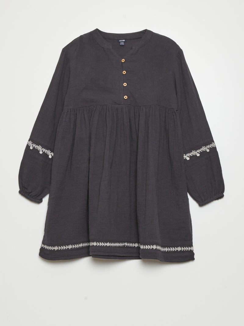 Vestido gris oscuro - Kiabi