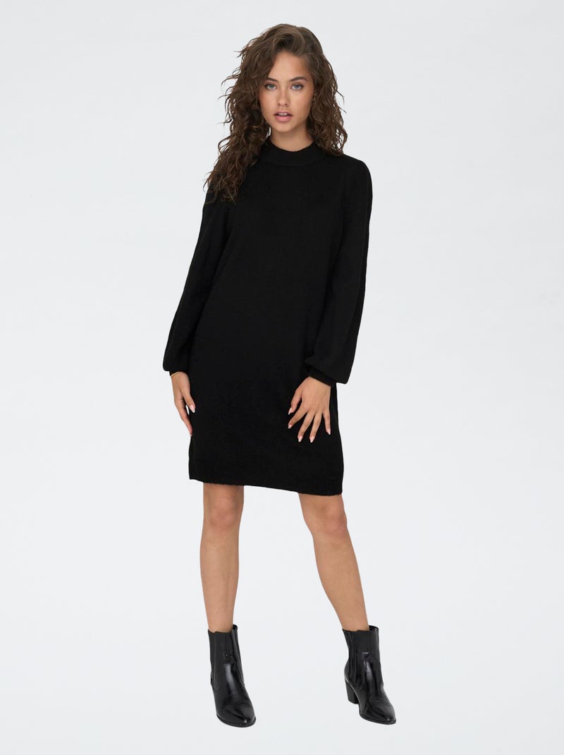 Vestido jersey a la rodilla 'JDY' Negro - Kiabi