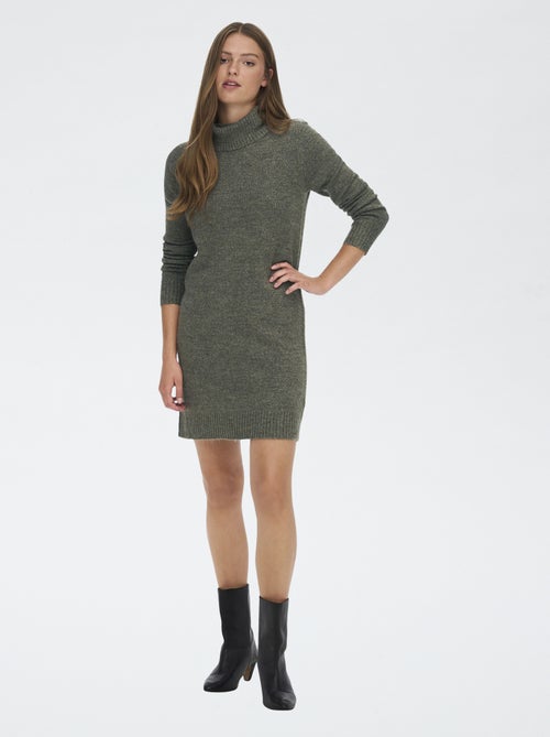 Vestido jersey cuello alto 'JDY' - Kiabi Vestido jersey cuello alto 'JDY' - Kiabi