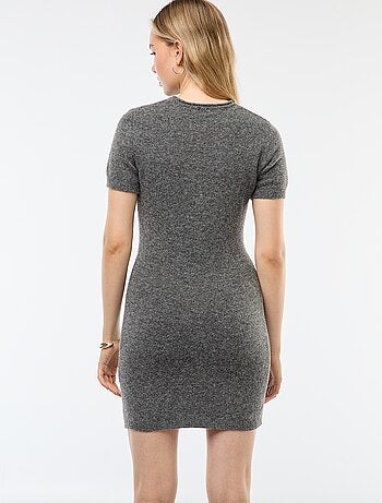 Vestido jersey de punto suave
