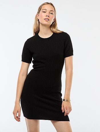 Vestido jersey de punto suave