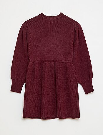 Vestido tipo jersey de punto suave