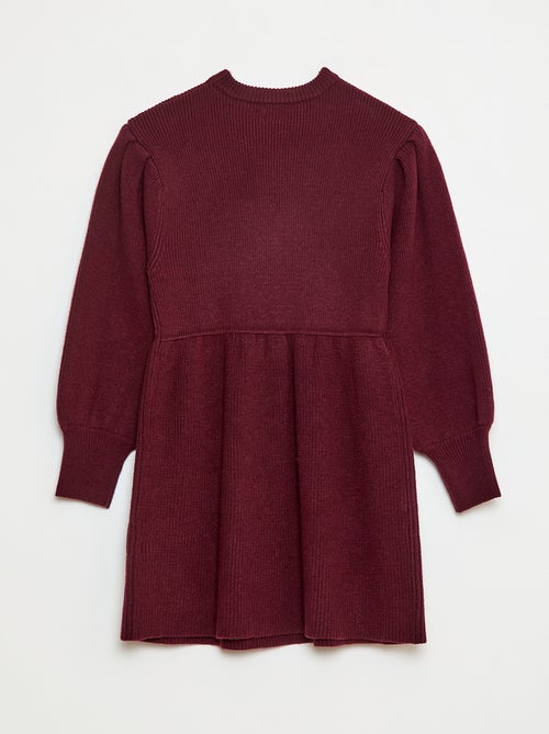 Vestido jersey de punto suave - Kiabi