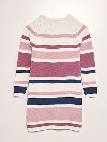 Vestido jersey de punto tricotado