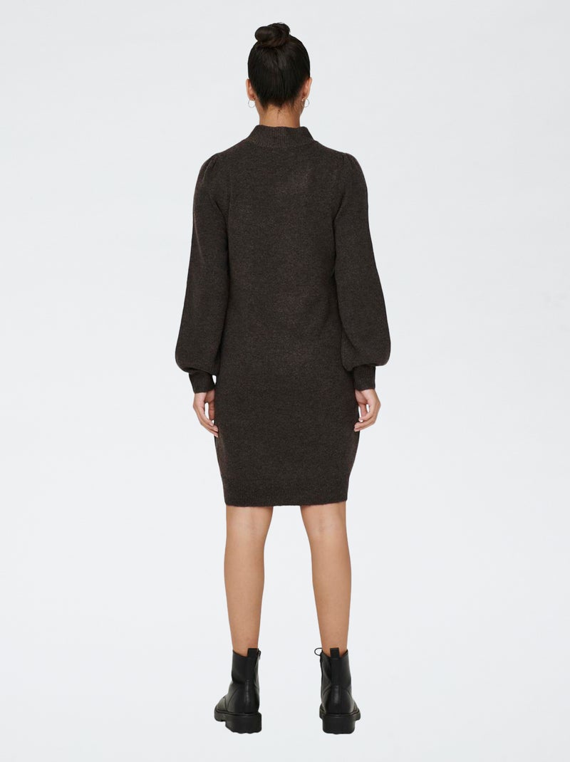 Vestido jersey hasta la rodilla 'JDY' Marron - Kiabi