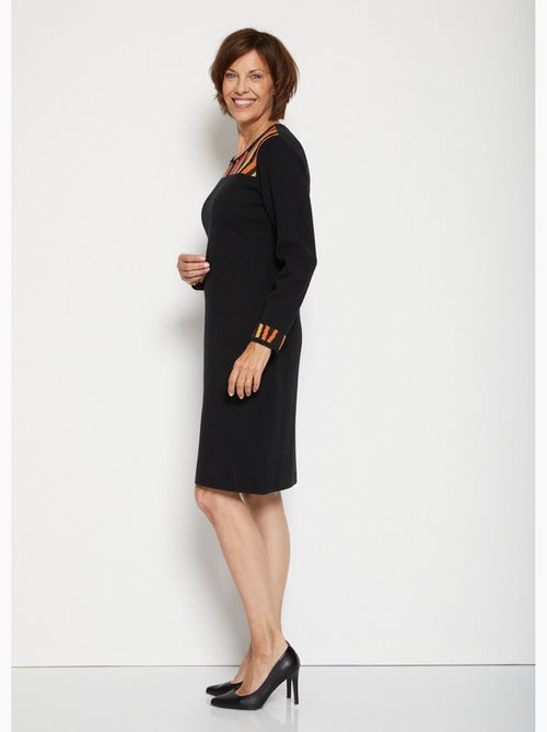 Vestido jersey jacquard - Afibel - Kiabi