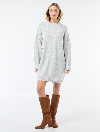 Vestido jersey midi cálido