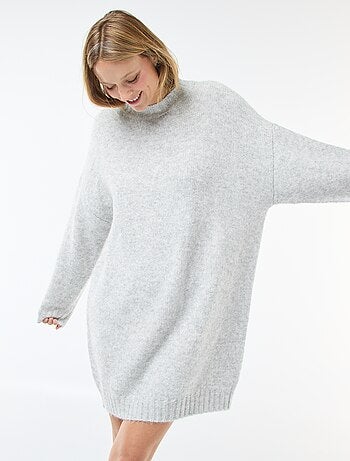 Vestido jersey midi cálido