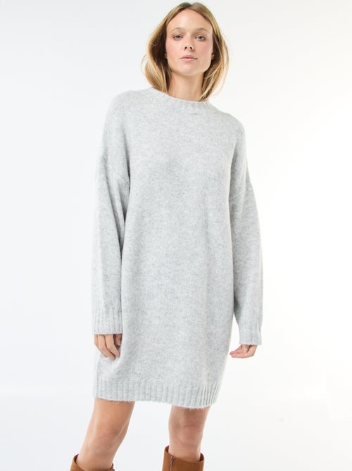 Vestido jersey midi cálido - Kiabi
