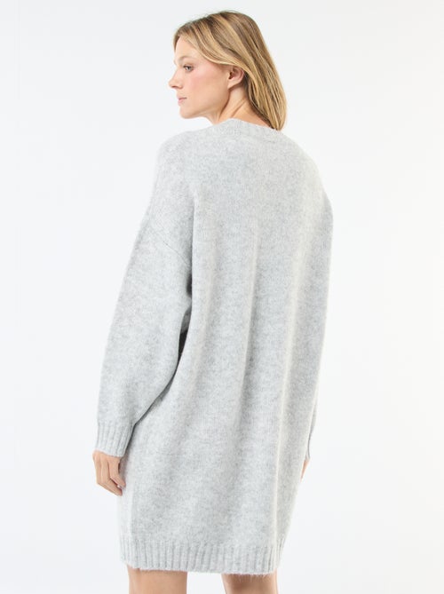 Vestido jersey midi cálido - Kiabi