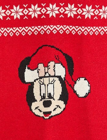 Vestido jersey navideño 'Minnie' liso