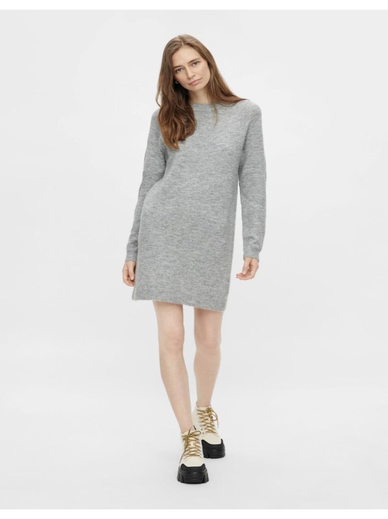 Vestido jersey Pieces Gris - Kiabi
