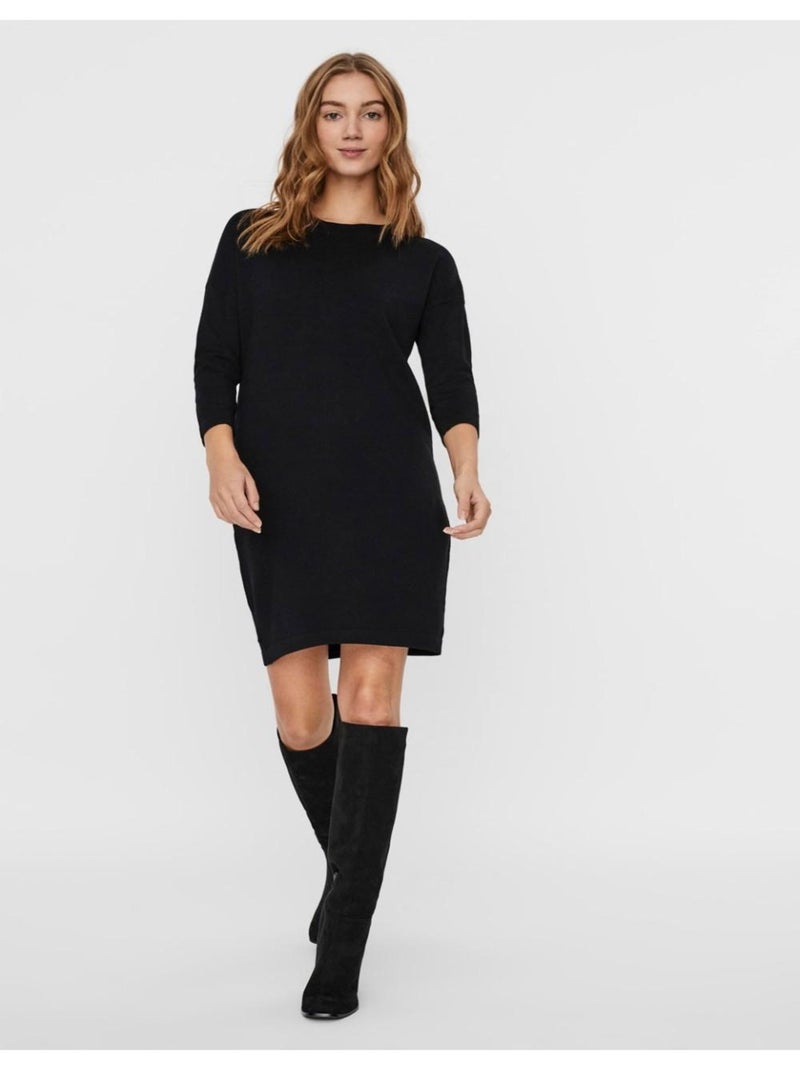 Vestido jersey Vero Moda Negro Negro - Kiabi