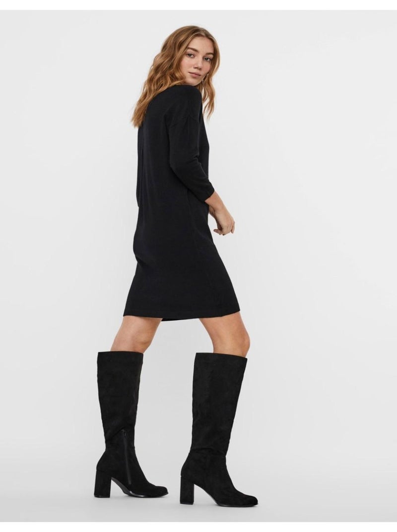 Vestido jersey Vero Moda Negro Negro - Kiabi