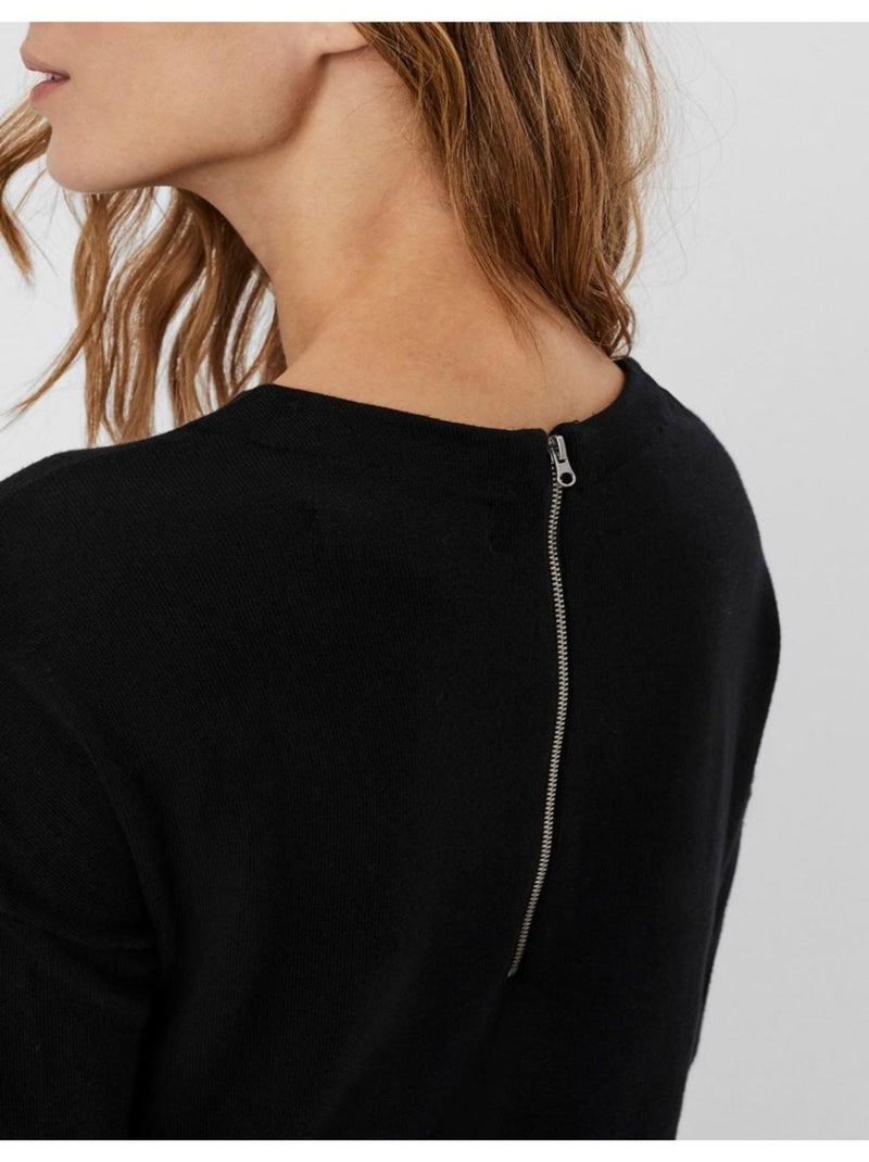 Vestido jersey Vero Moda Negro Negro - Kiabi