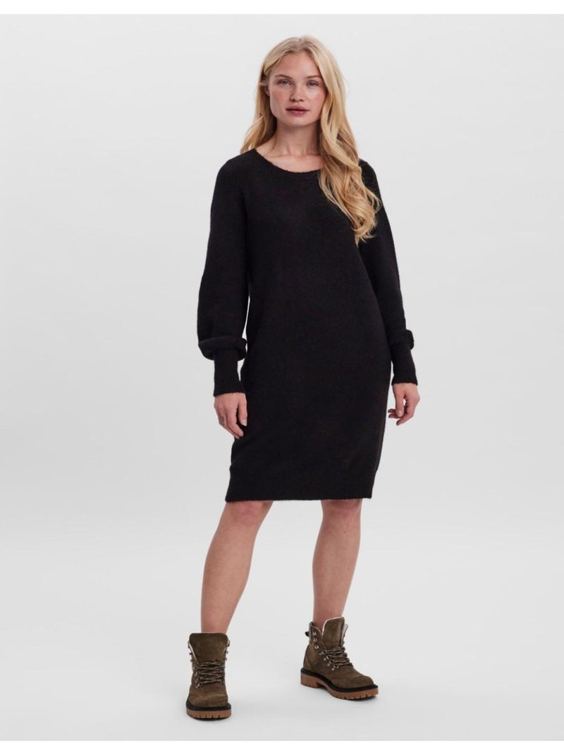 Vestido jersey Vero Moda Negro Negro - Kiabi