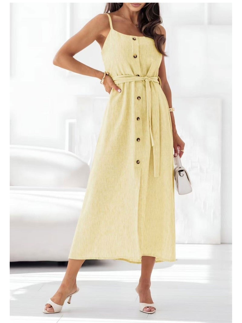 Vestido Kebello Amarillo - Kiabi