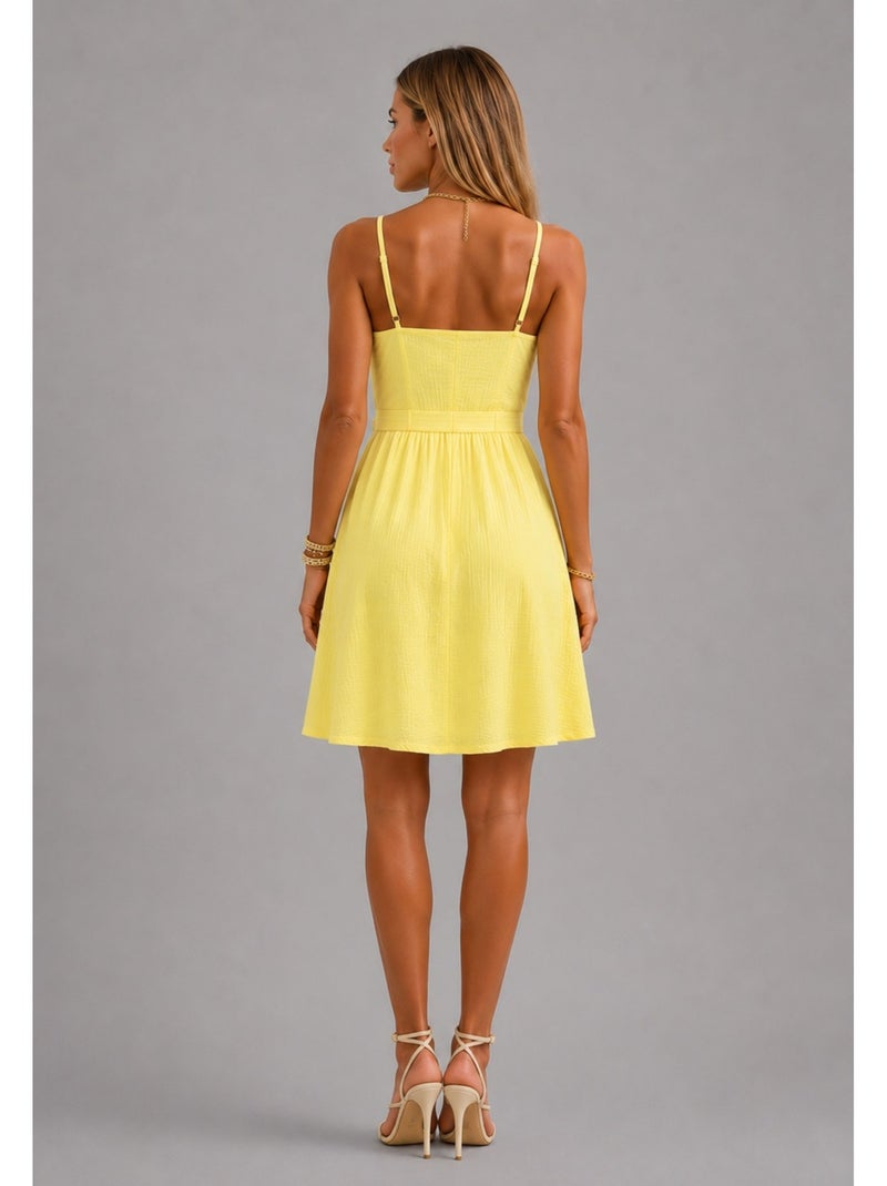 Vestido kebello Amarillo - Kiabi
