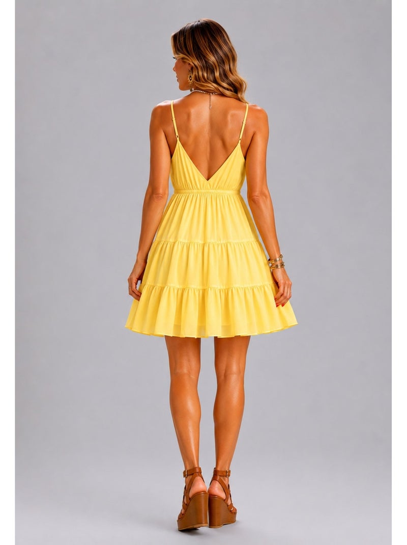 Vestido Kebello Amarillo - Kiabi