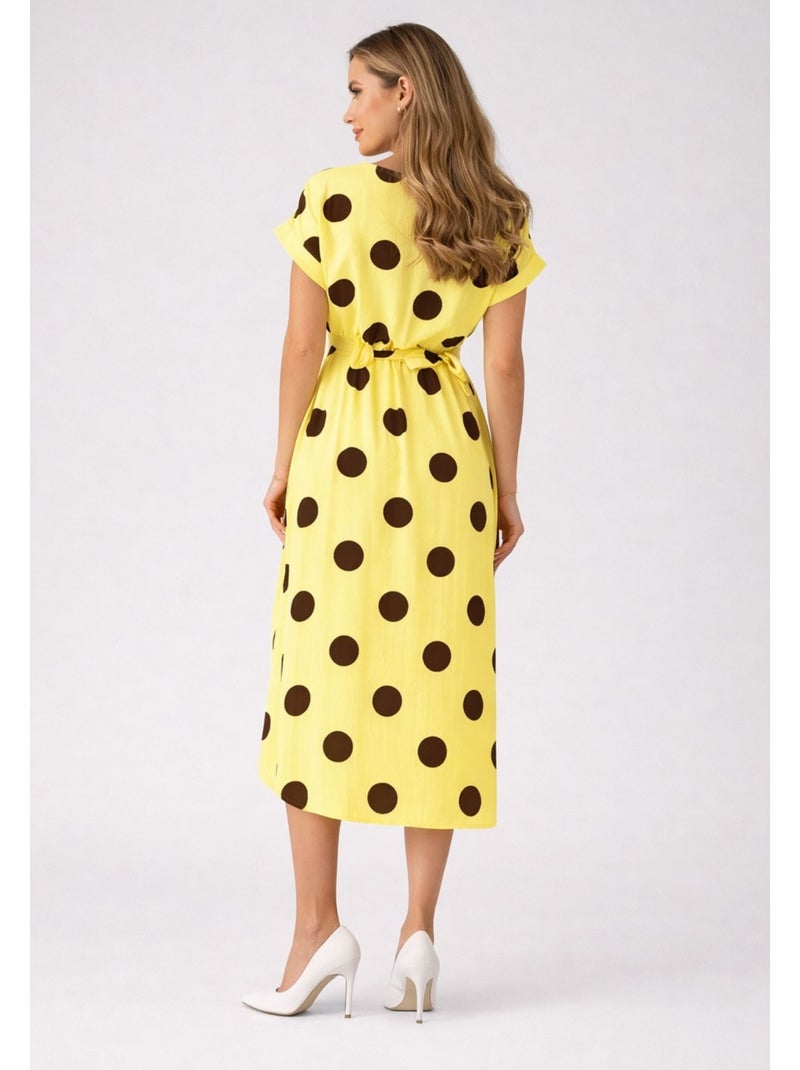 Vestido Kebello Amarillo - Kiabi