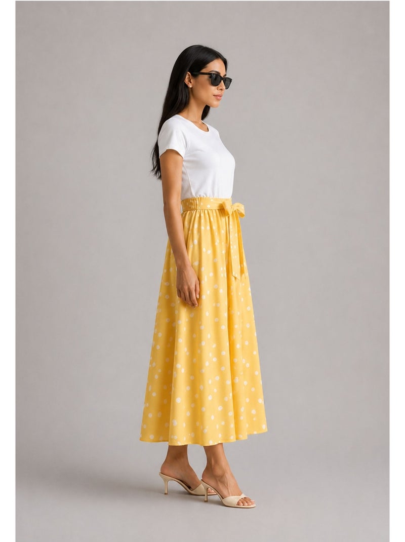Vestido Kebello Amarillo - Kiabi