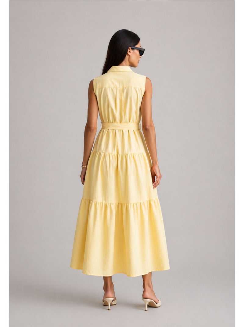 Vestido Kebello Amarillo - Kiabi