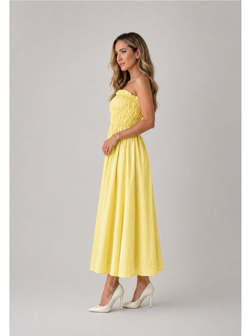 Vestido Kebello Amarillo - Kiabi