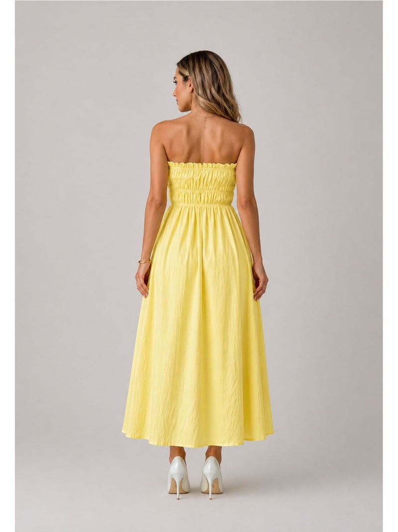 Vestido Kebello Amarillo - Kiabi