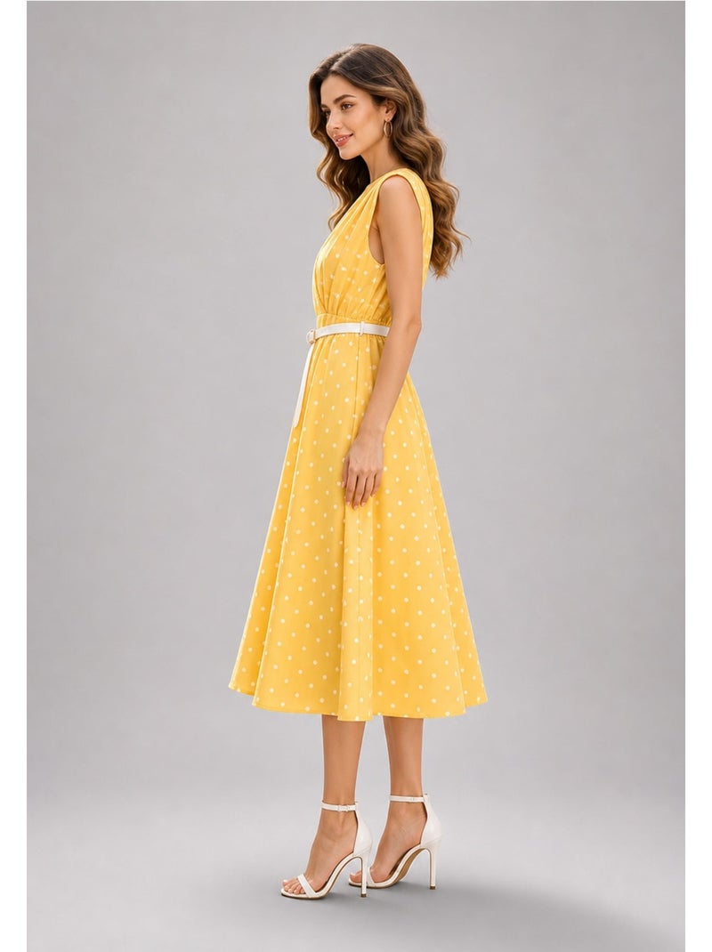 Vestido Kebello Amarillo - Kiabi