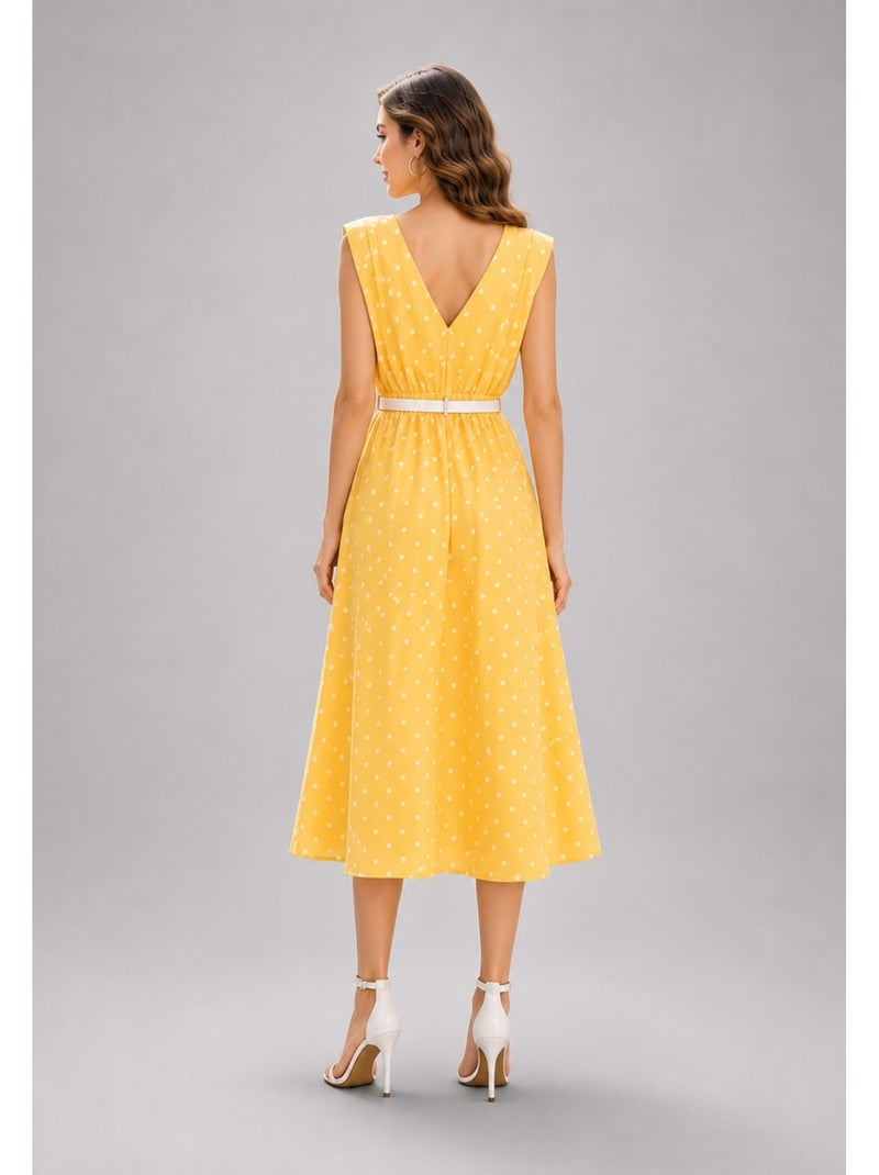 Vestido Kebello Amarillo - Kiabi