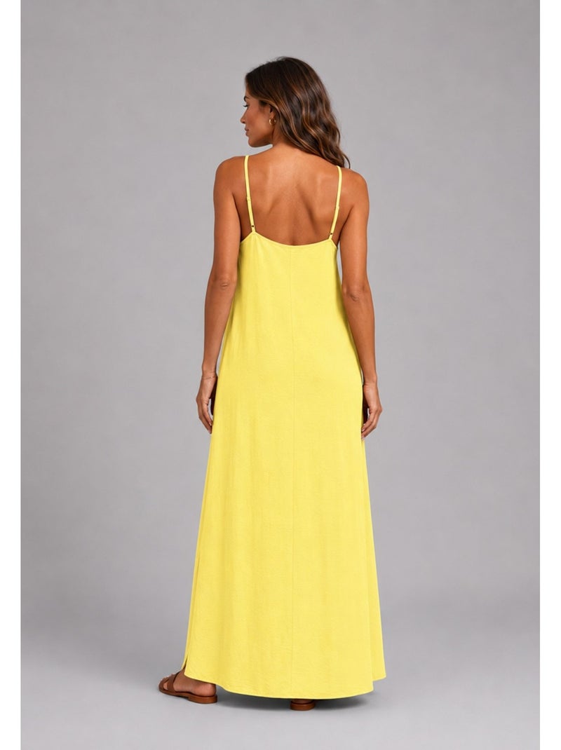 Vestido Kebello Amarillo - Kiabi
