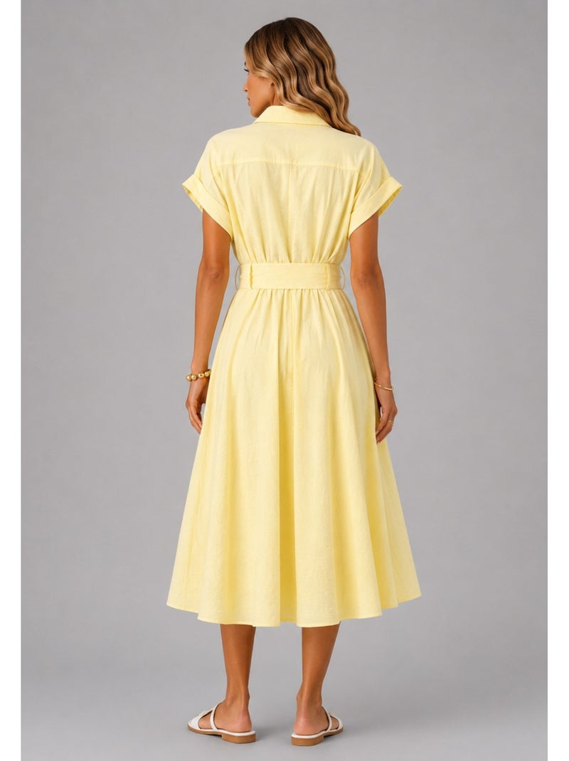 Vestido Kebello Amarillo - Kiabi
