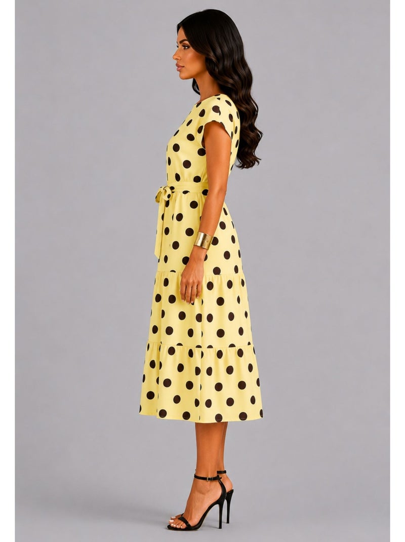 Vestido Kebello Amarillo - Kiabi