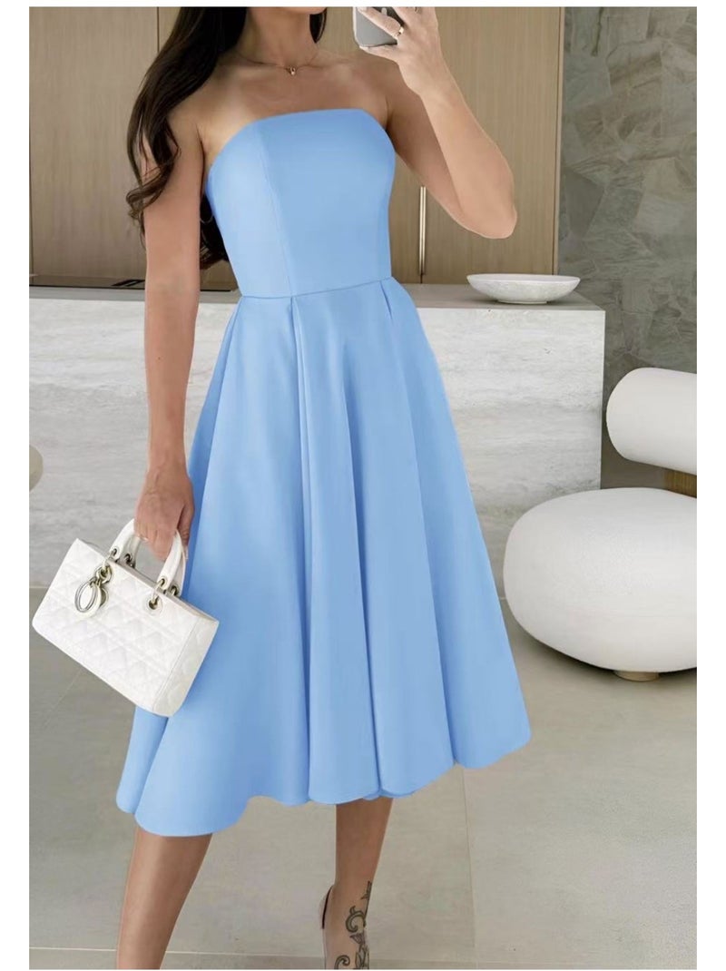 Vestido Kebello Azul cielo - Kiabi